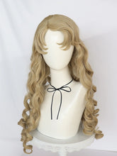 26″ Princess Aurora Curly Wig – Long Brown Sleeping Beauty Hair for Halloween & Christmas