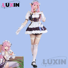 Elysia Maid Cosplay Bundle – Dress, Wig & Shoes for Honkai Impact Rd Fans