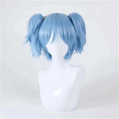 Shiota Nagisa Double Ponytail Wig – Vibrant Blue Cosplay Hair for Women