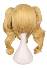 Golden Radiance Anime Blonde Wig โ Premium Headgear for Cosplay Perfection