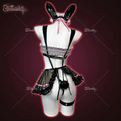 KORURACLUB-Cosplay Bunny Maid Lingerie(7-Piece Set)