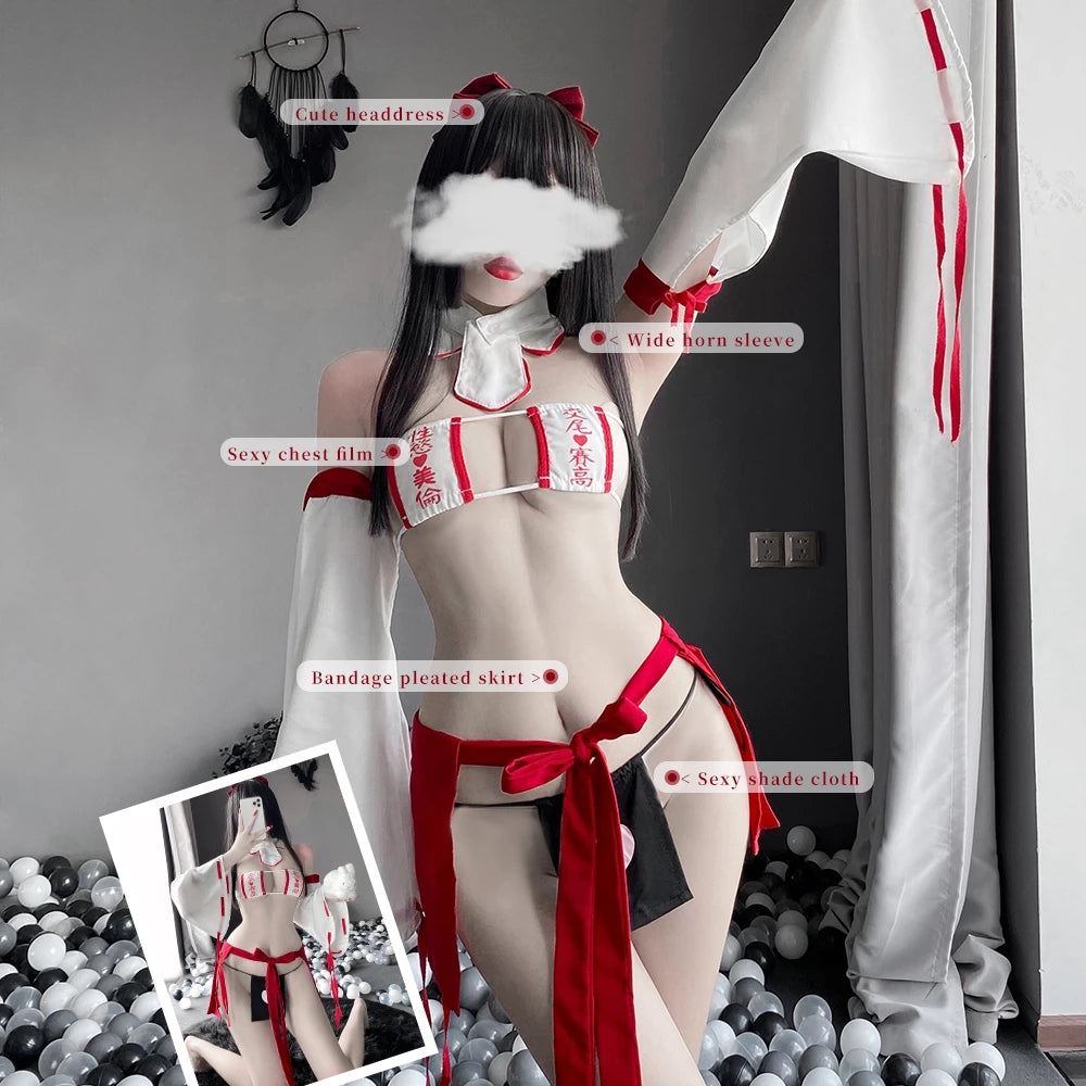 Midnight Geisha โ Japanese Kimono-Inspired Erotic Lingerie Set