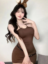 Spicy Sweet Tie-Neck Halter Mini