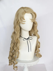 26โณ Princess Aurora Curly Wig โ Long Brown Sleeping Beauty Hair for Halloween & Christmas