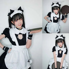 Theme Costume โ Anime Cute Lolita French Cat Maid Outfit
