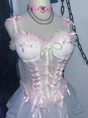 handmade Sweet Lace Suspender Dress