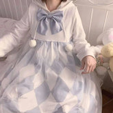 Dreamy HOUZHOU Kawaii Muslin Tulle Lolita Dress