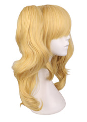 Golden Radiance Anime Blonde Wig โ Premium Headgear for Cosplay Perfection