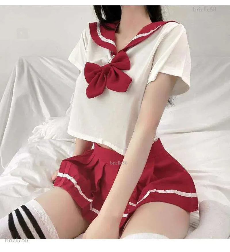 JK Uniform Cosplay Lingerie Set โ Cute, Sexy & Playful!