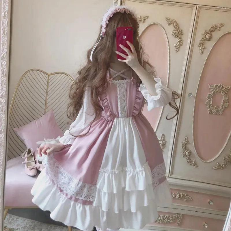 Mori Kawaii Chiffon Lolita Princess Dress