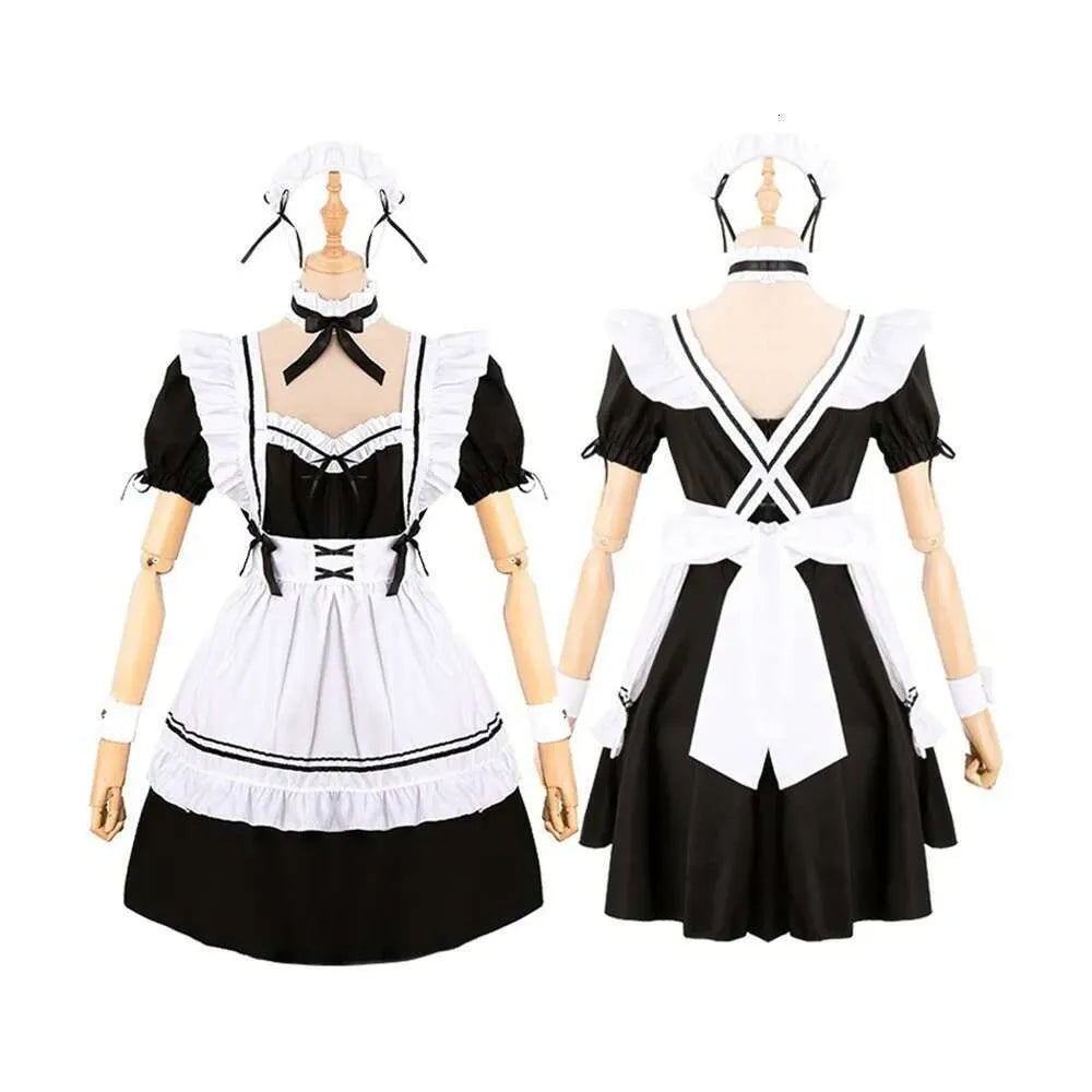  Lovely Lolita Maid Cosplay Costume