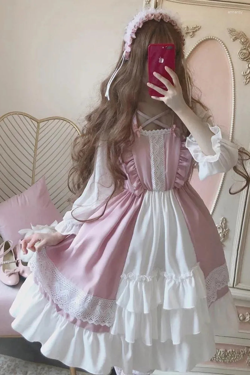 Mori Kawaii Chiffon Lolita Princess Dress