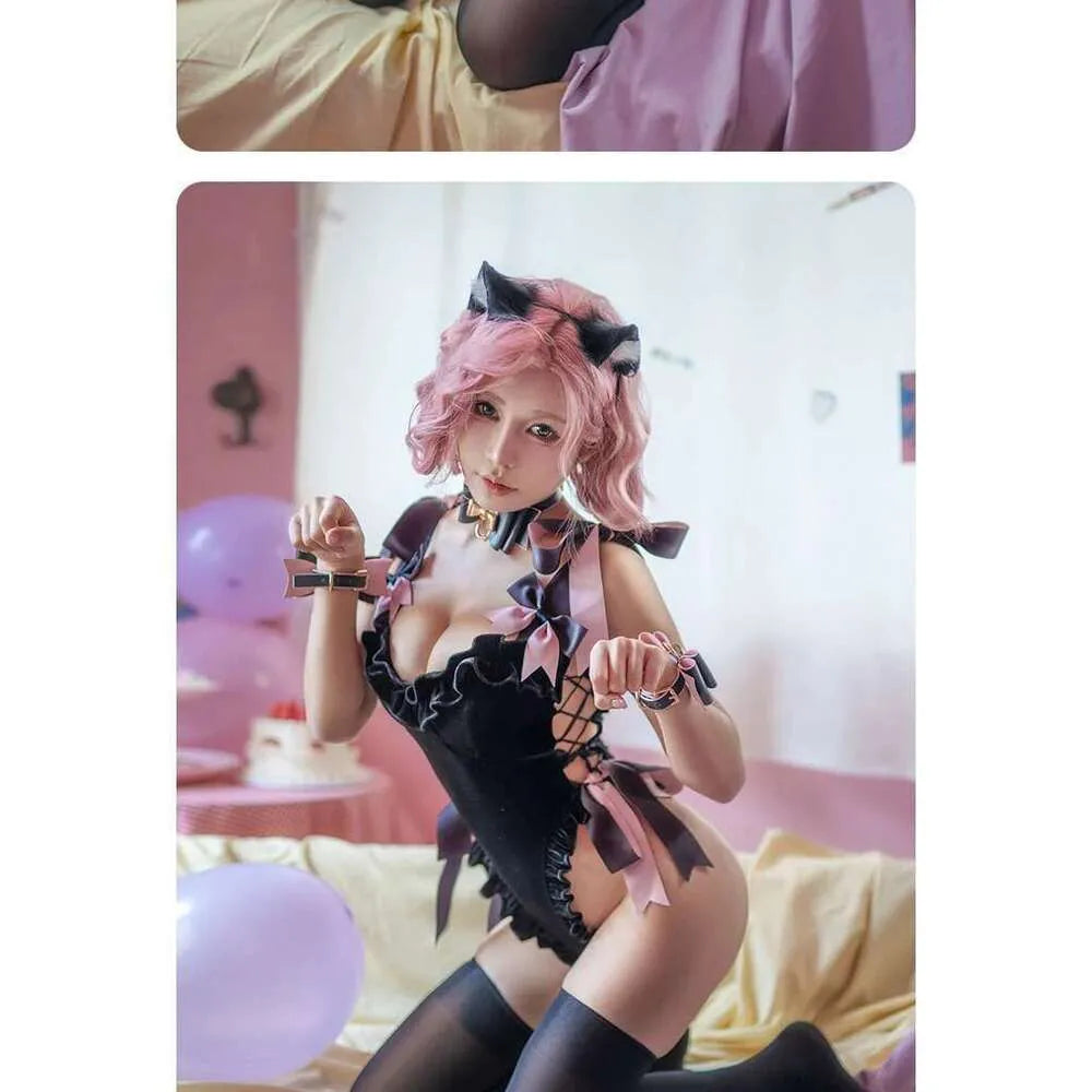 Succubus Meow Maid Cosplay – Temptation Meets Cuteness!
