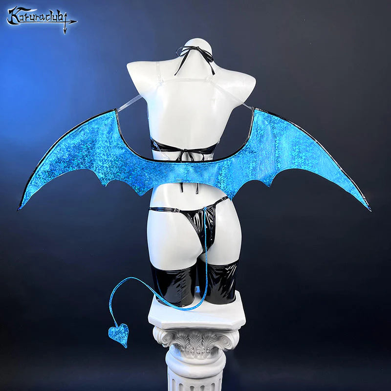 KORURACLUB-Cosplay Blue Diamond Succubus Lingerie（7-Piece Set）