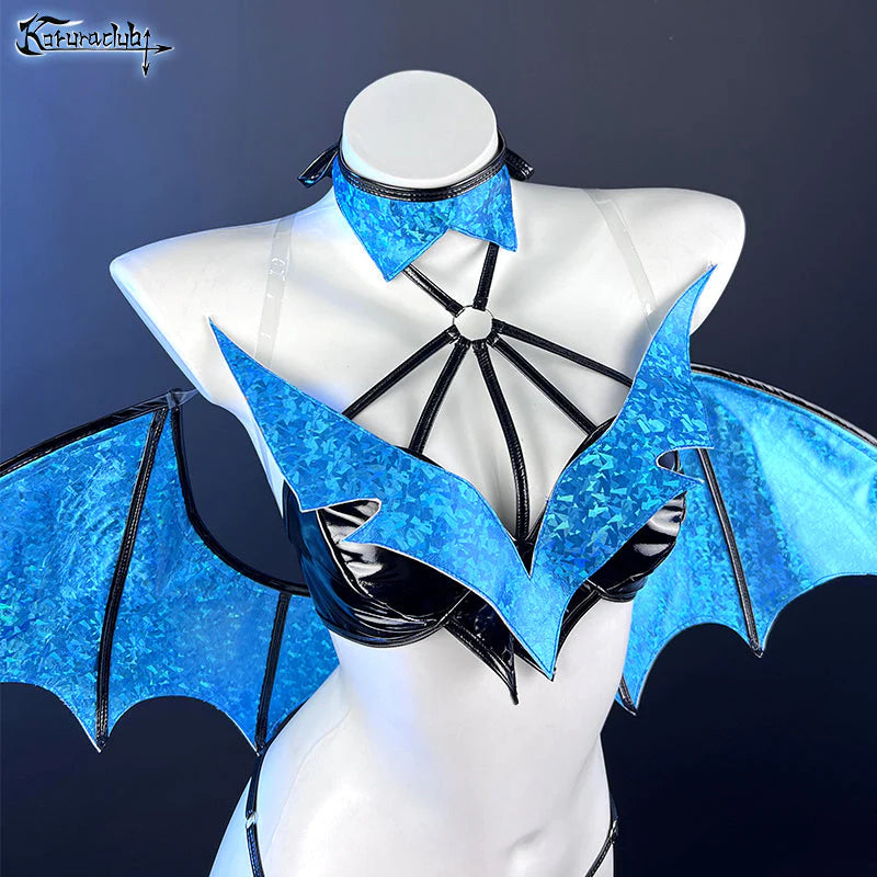 KORURACLUB-Cosplay Blue Diamond Succubus Lingerie（7-Piece Set）