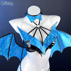 KORURACLUB-Cosplay Blue Diamond Succubus Lingerie（7-Piece Set）