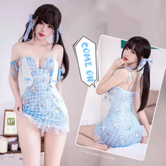 Blue Lace Dog Dress