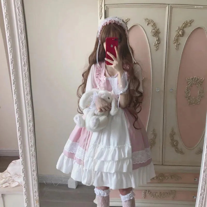 Mori Kawaii Chiffon Lolita Princess Dress