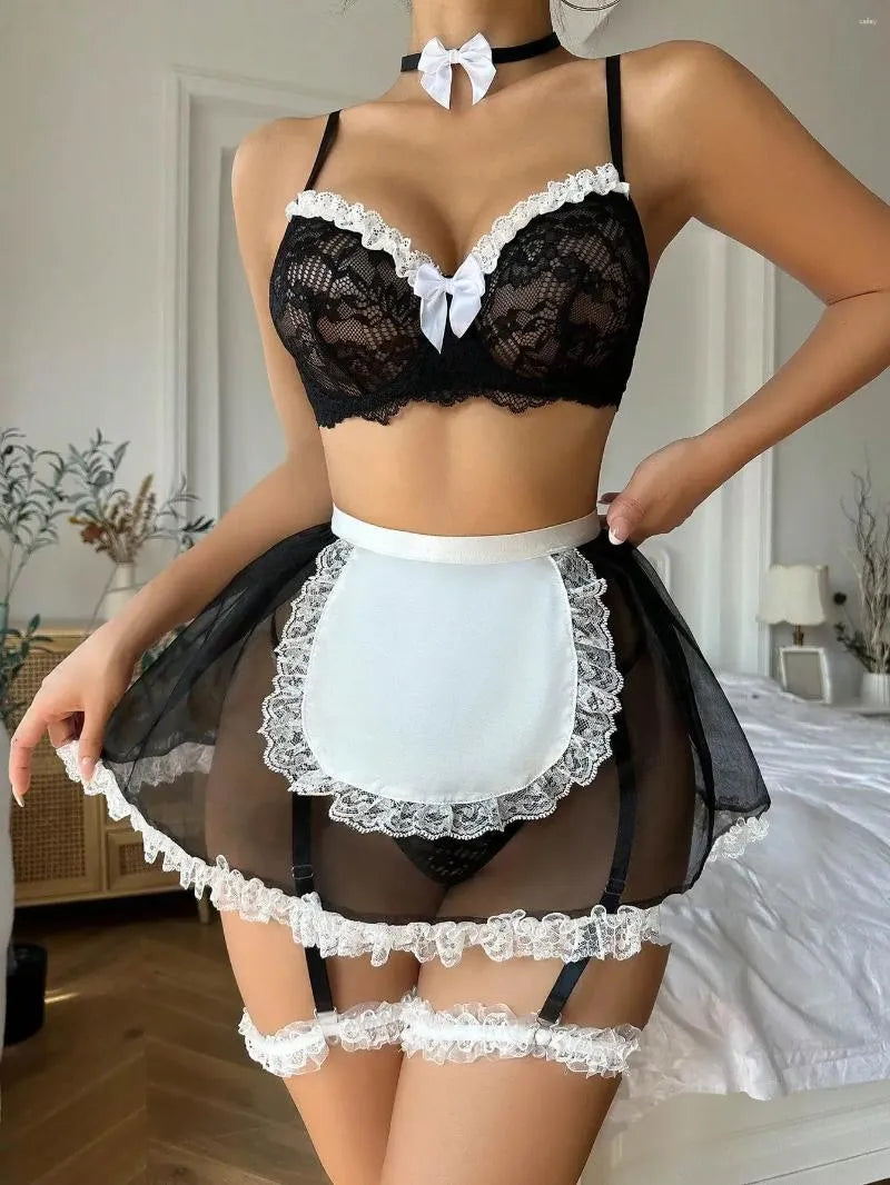  Ellolace Sexy Maid Lingerie Kit