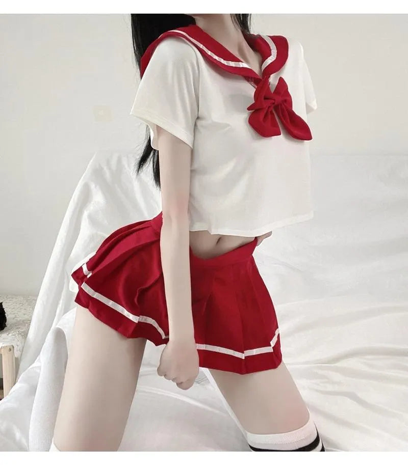 JK Uniform Cosplay Lingerie Set – Cute, Sexy & Playful!