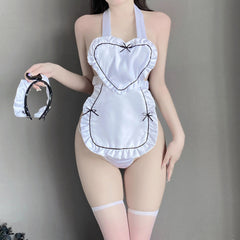 Sexy maid cosplay dress