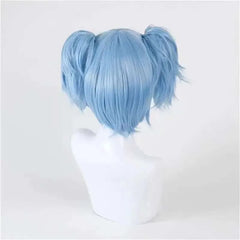 Shiota Nagisa Double Ponytail Wig – Vibrant Blue Cosplay Hair for Women