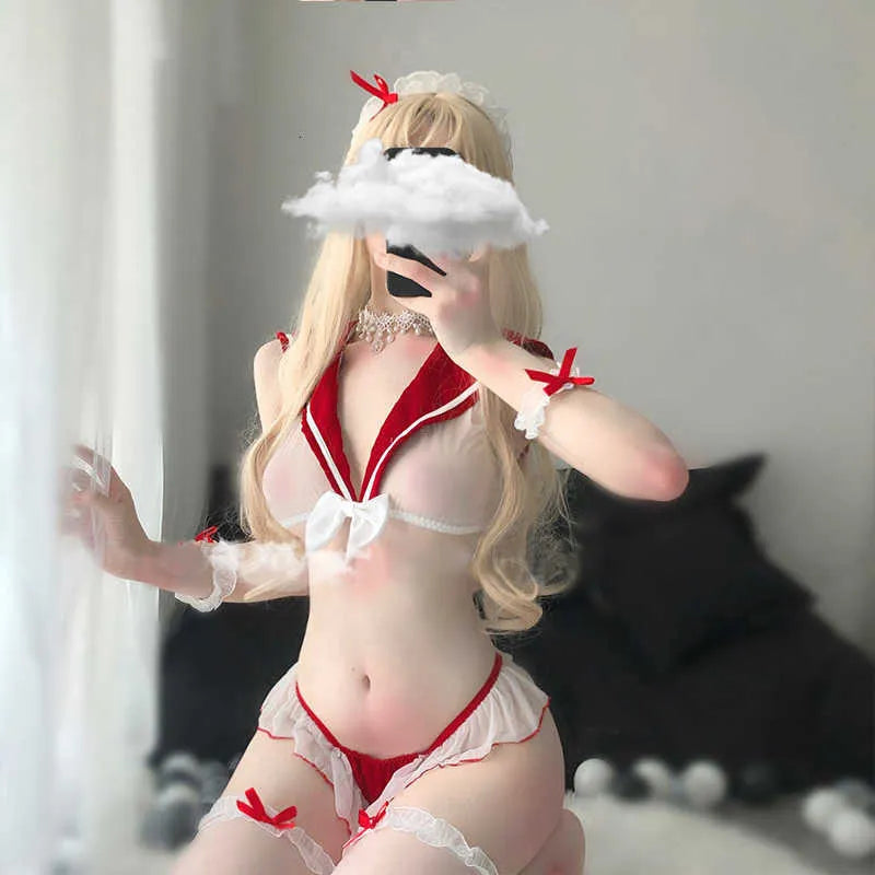 Sexy Anime JK Uniform Lingerie Set – Flirty, Fun & Kawaii! 