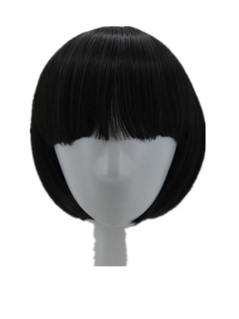 Fei-Show Pink Bob Wig – Heat-Resistant Short Wavy Cosplay Hairpiece
