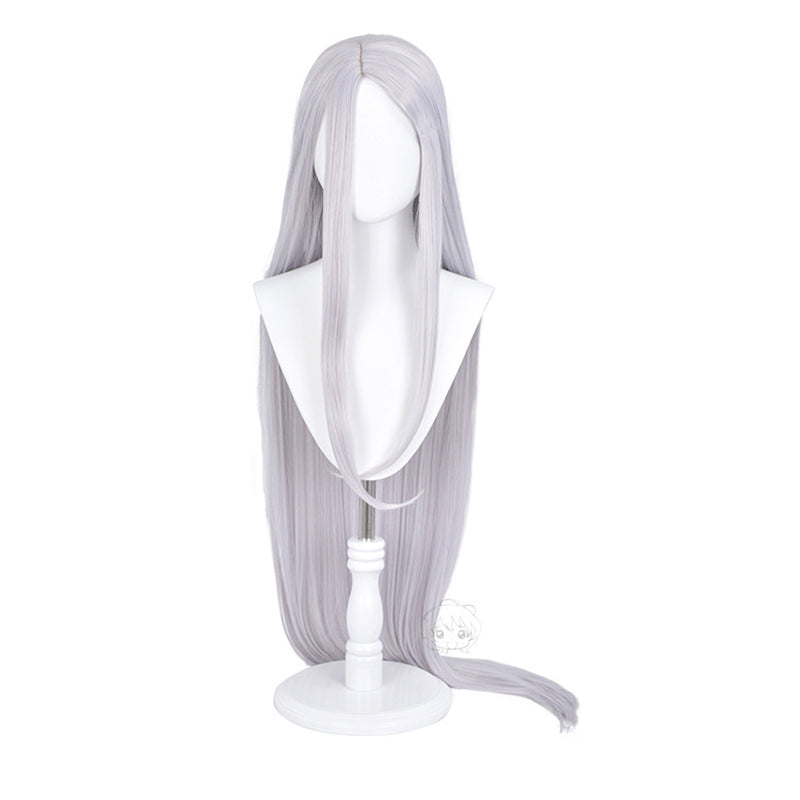 Mirko “Rabbit Hero” Cosplay Wig – Crisp White Heat-Resistant Anime Hairpiece