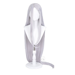 Mirko “Rabbit Hero” Cosplay Wig – Crisp White Heat-Resistant Anime Hairpiece