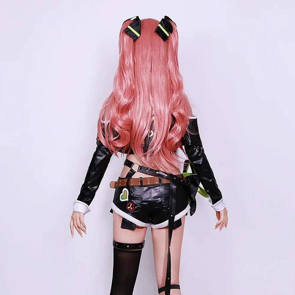 Nicole Demara Carnival Uniform Wig – Authentic Zenless Zone Zero Cosplay Hairpiece