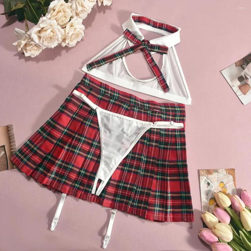 Sexy School Girl Babydoll Lingerie Set – Provocative & Playful