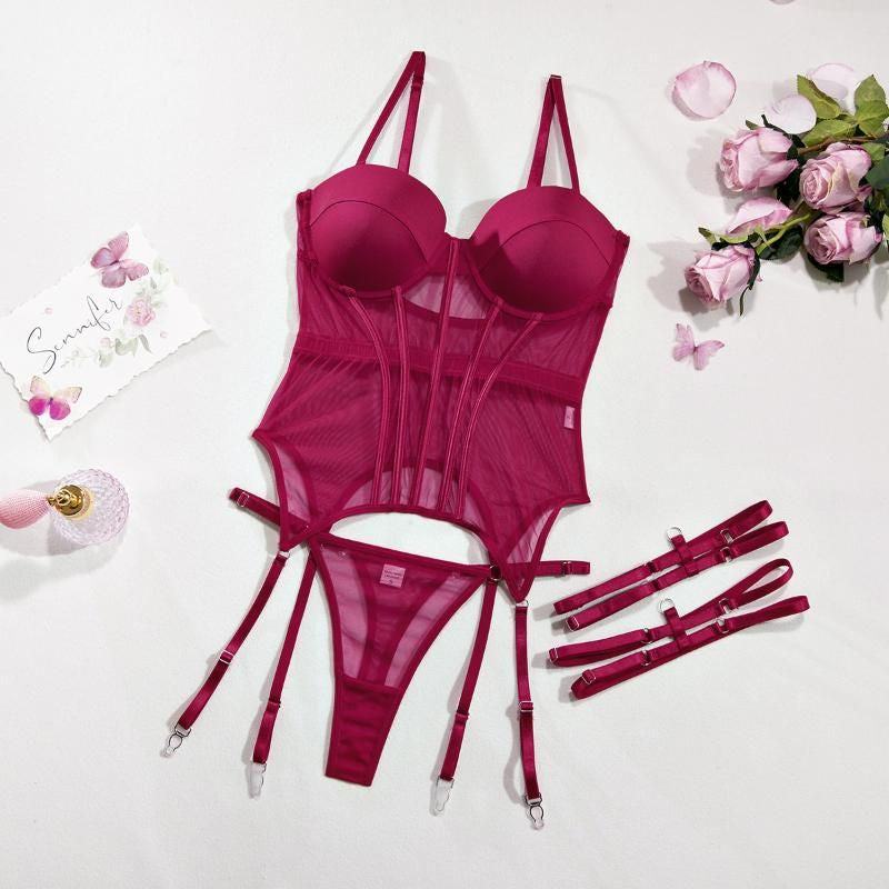 Seamless Sheer Lace Intimate Lingerie