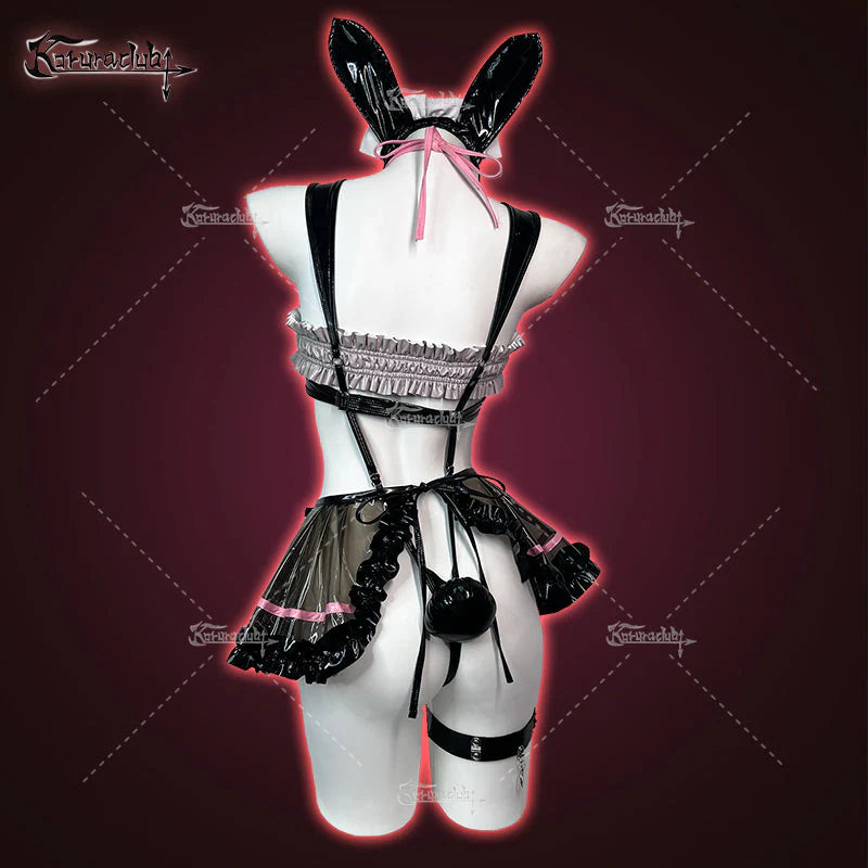 KORURACLUB-Cosplay Bunny Maid Lingerie（7-Piece Set）