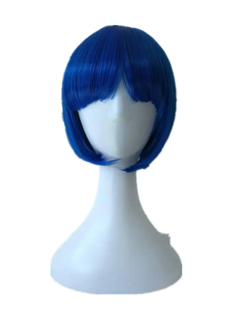 Fei-Show Pink Bob Wig – Heat-Resistant Short Wavy Cosplay Hairpiece