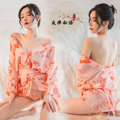 Sexy Hollow Out Mesh Night Dress