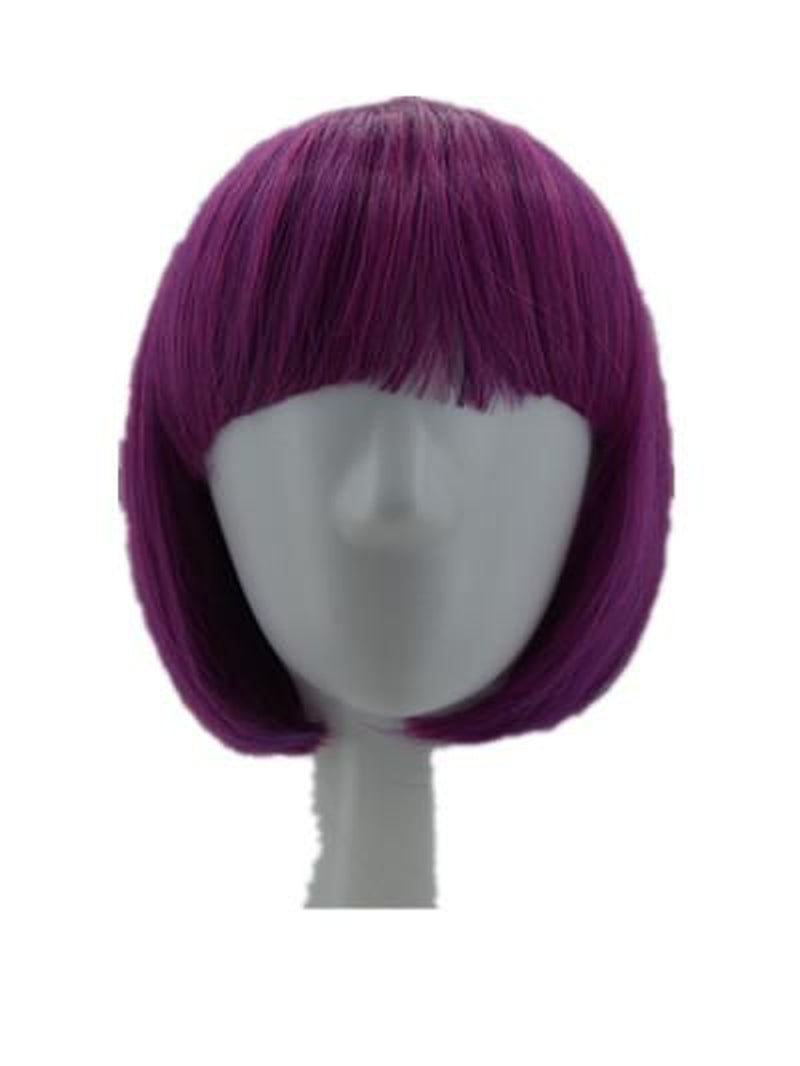 Fei-Show Pink Bob Wig – Heat-Resistant Short Wavy Cosplay Hairpiece