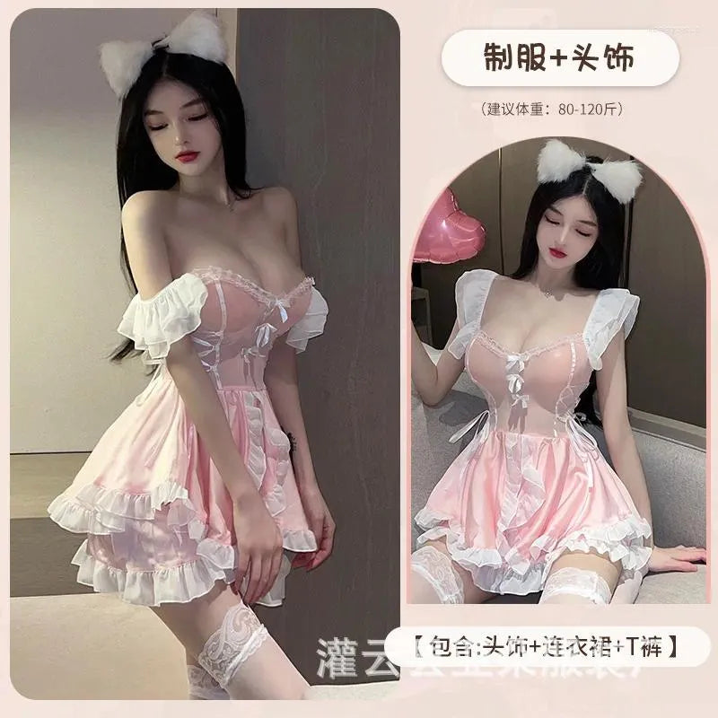 Sheer Servant Temptation Shift Dress