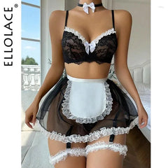  Ellolace Sexy Maid Lingerie Kit
