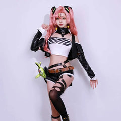 Nicole Demara Carnival Uniform Wig – Authentic Zenless Zone Zero Cosplay Hairpiece