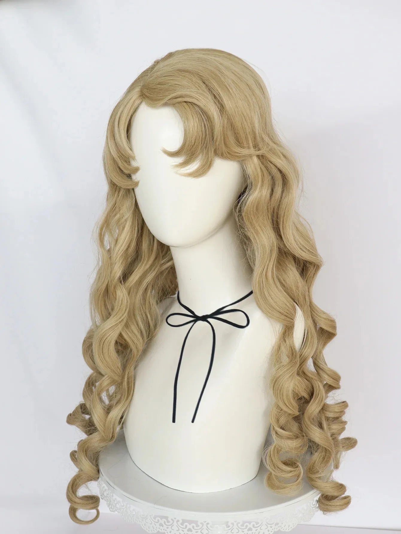 26″ Princess Aurora Curly Wig – Long Brown Sleeping Beauty Hair for Halloween & Christmas