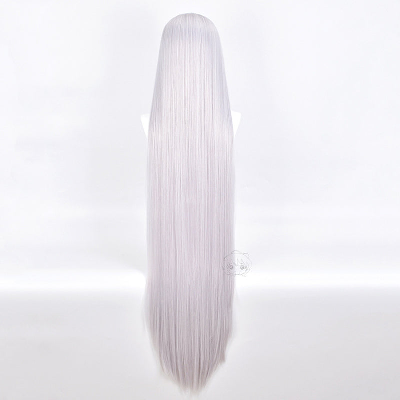 Mirko “Rabbit Hero” Cosplay Wig – Crisp White Heat-Resistant Anime Hairpiece