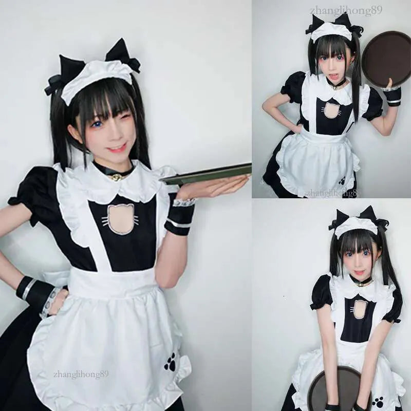 Theme Costume — Anime Cute Lolita French Cat Maid Outfit
