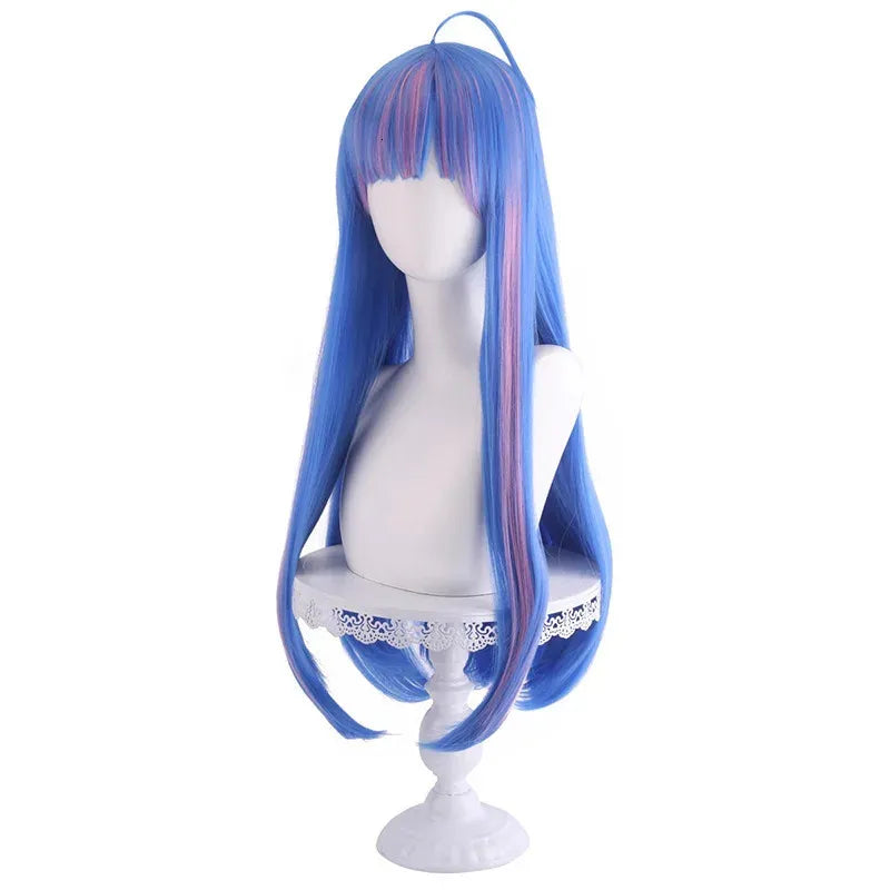 Ulti Anime Cosplay Wig – Long Straight Heat-Resistant Hair with Horn Prop