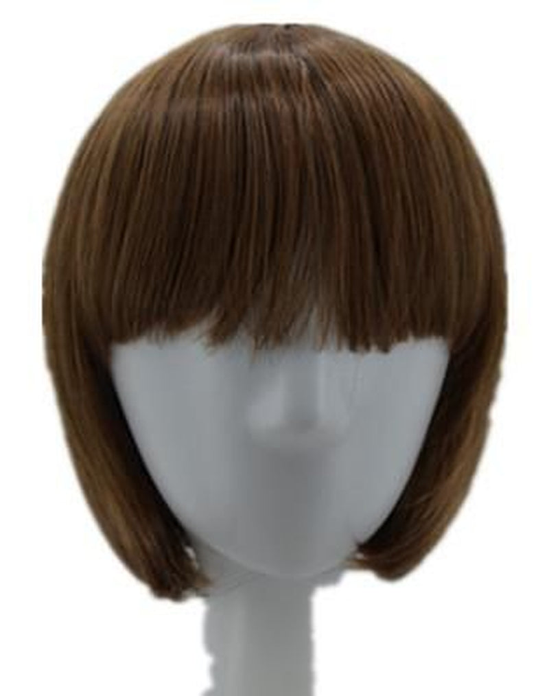 Fei-Show Pink Bob Wig – Heat-Resistant Short Wavy Cosplay Hairpiece