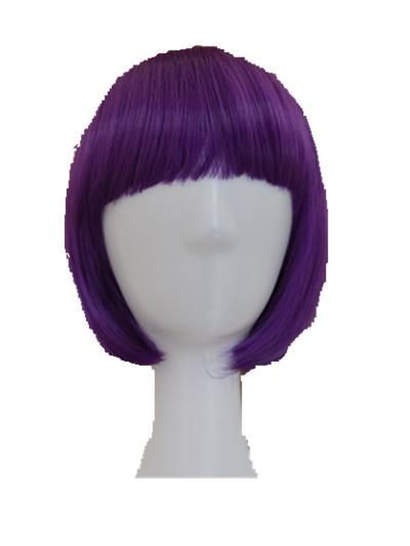 Fei-Show Pink Bob Wig – Heat-Resistant Short Wavy Cosplay Hairpiece