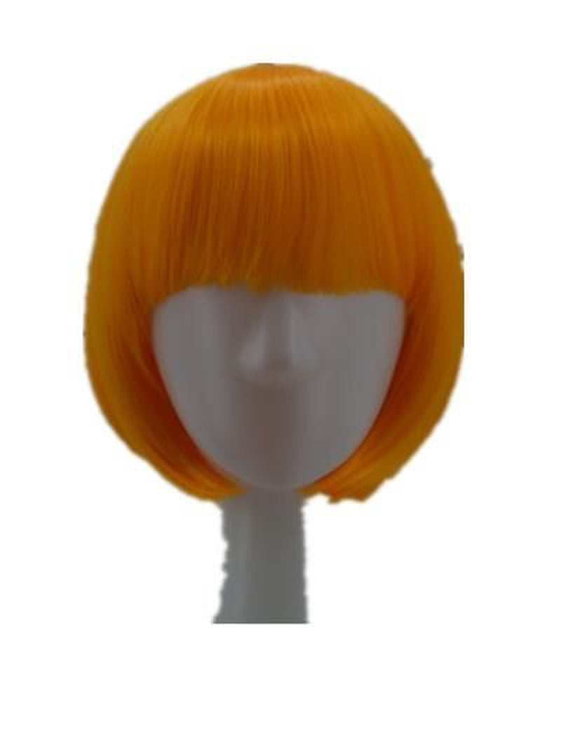 Fei-Show Pink Bob Wig – Heat-Resistant Short Wavy Cosplay Hairpiece