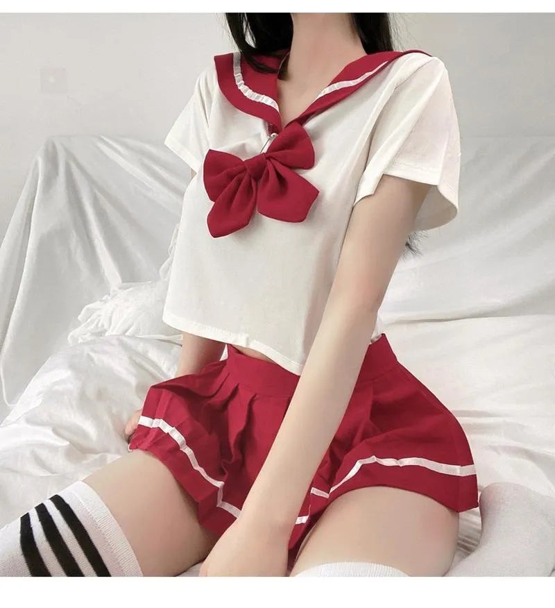 JK Uniform Cosplay Lingerie Set – Cute, Sexy & Playful!