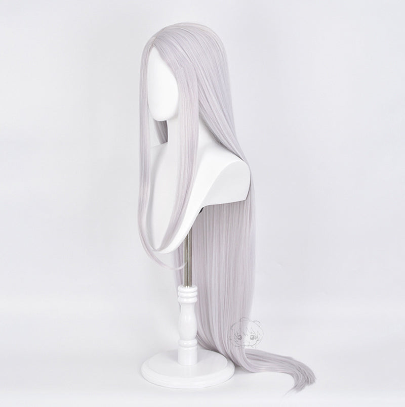 Mirko “Rabbit Hero” Cosplay Wig – Crisp White Heat-Resistant Anime Hairpiece