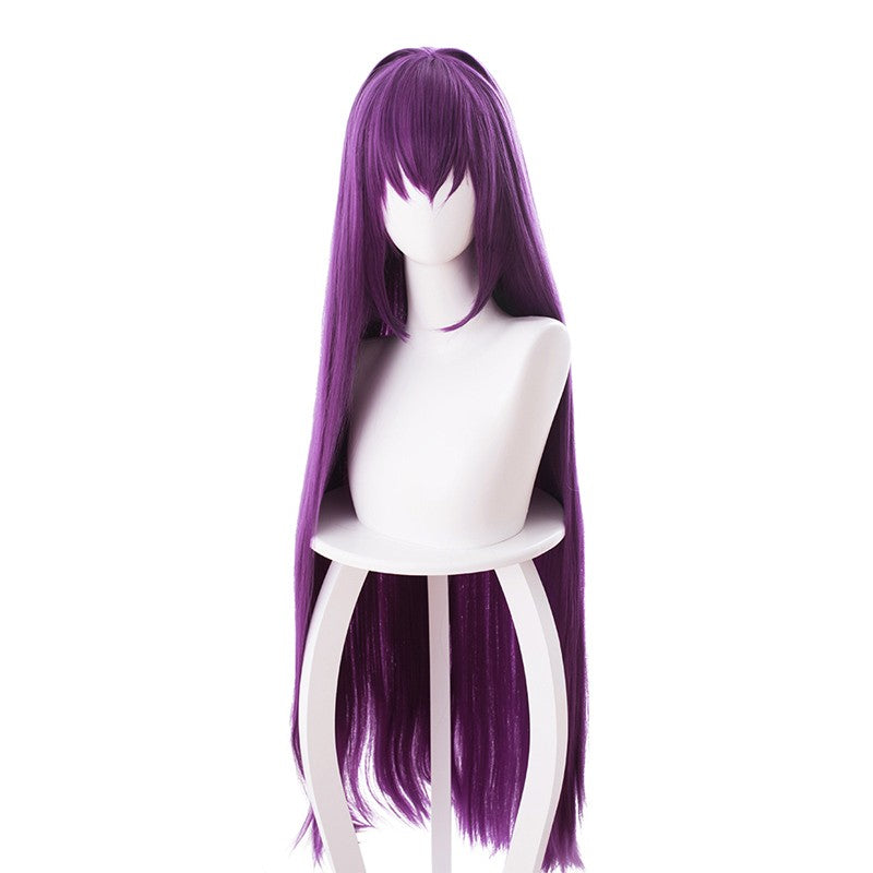 FGO “Caster” Cosplay Wig – Luminous Lavender Anime Locks